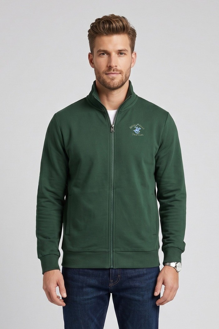 Beverly Hills Polo Club felpa a zip in cotone F450186 [6cb233ba]