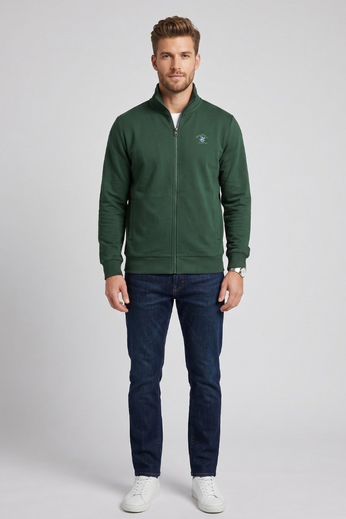 Beverly Hills Polo Club felpa a zip in cotone F450186 [0289b1b3]