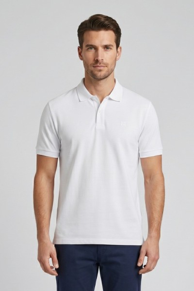 Urban Ring polo in piquet di cotone UR1110013 [b9b7a2c7]