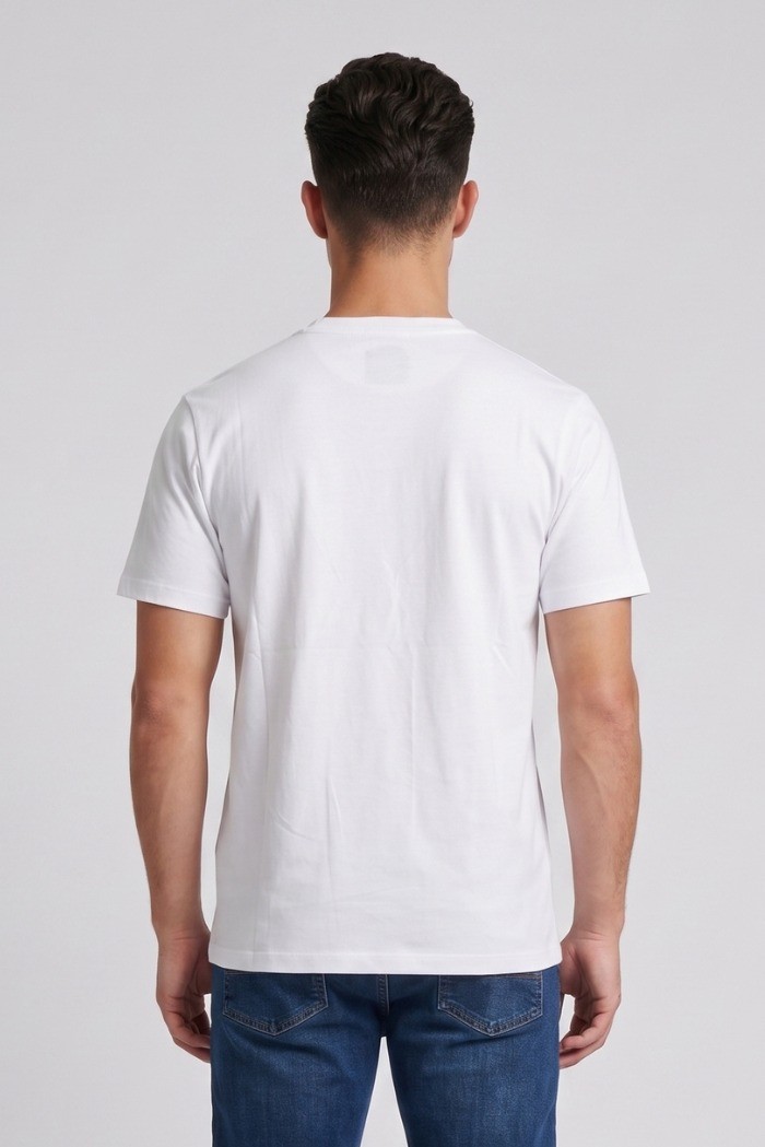 North Sails t-shirt in jersey di cotone stretch con logo patch 693156 [6a482579]