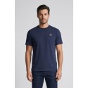 North Sails t-shirt in jersey di cotone stretch con logo patch 693156 [2870dc72]