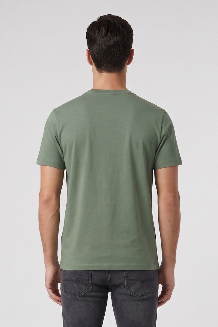 North Sails t-shirt in jersey di cotone stretch con logo patch 693156 [0b2e4d9c]