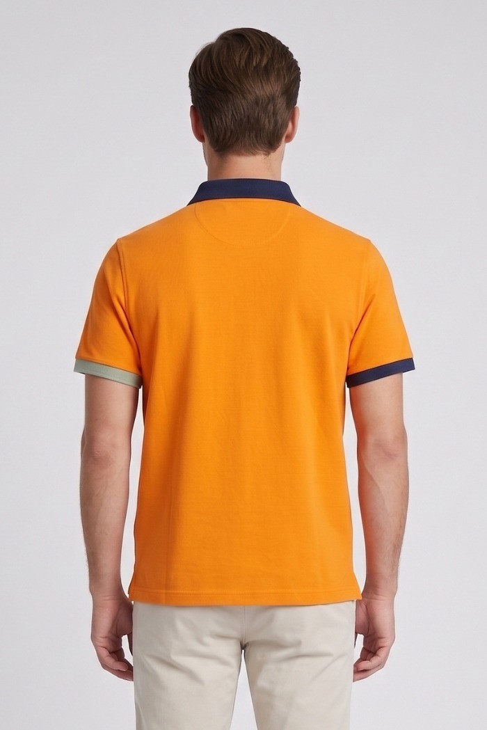 North Sails polo in piquet di cotone con dettagli a contrasto 692661 [8e16a5c2]