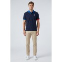 North Sails polo in piquet di cotone con dettagli a contrasto 692661 [0dfe8fb1]