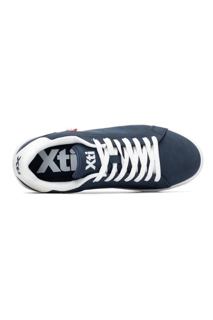 Xti sneaker allacciato in ecopelle 145719 [7ef1cb56]
