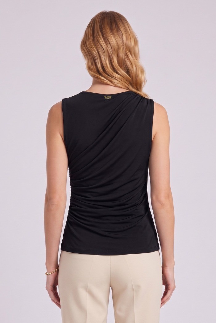 Markup t-shirt smanicata con drappeggi MW1610111 [d6e19df1]
