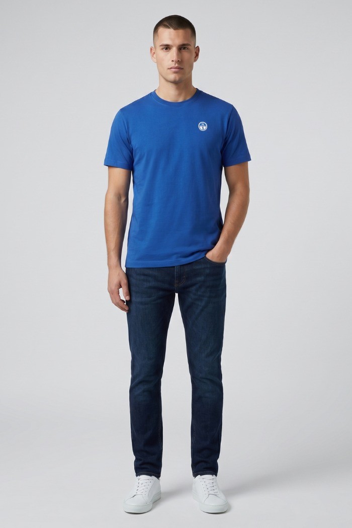 North Sails t-shirt in jersey di cotone 692990 [32d75819]
