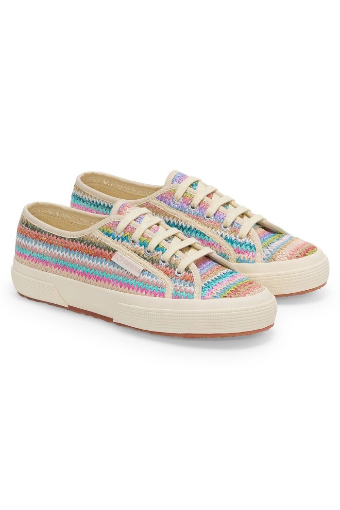 Superga sneaker con tomaia in raffia 2750 Raffia [0b00dec0]