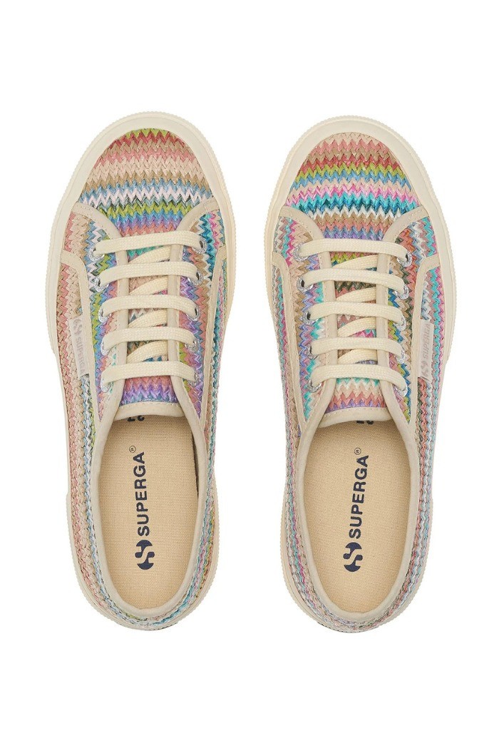 Superga sneaker con tomaia in raffia 2750 Raffia [b94d58da]