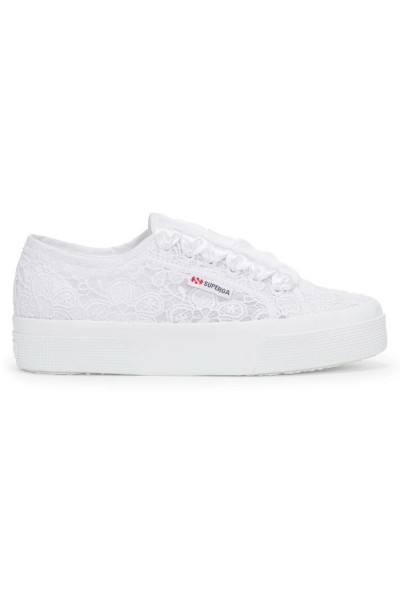 Superga sneaker platform in macramè 2740 Flower Macramè — 805219040080069_1