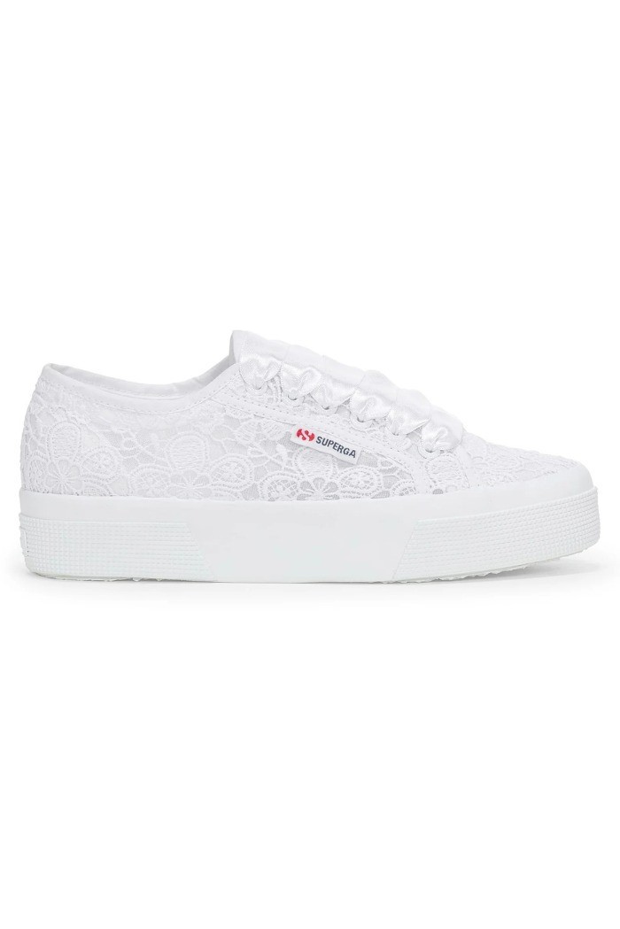 Superga sneaker platform in macramè 2740 Flower Macramè [65d09221]