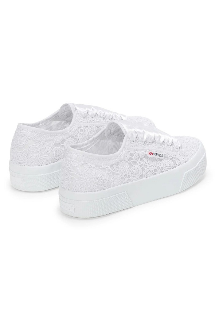 Superga sneaker platform in macramè 2740 Flower Macramè [0beb1028]
