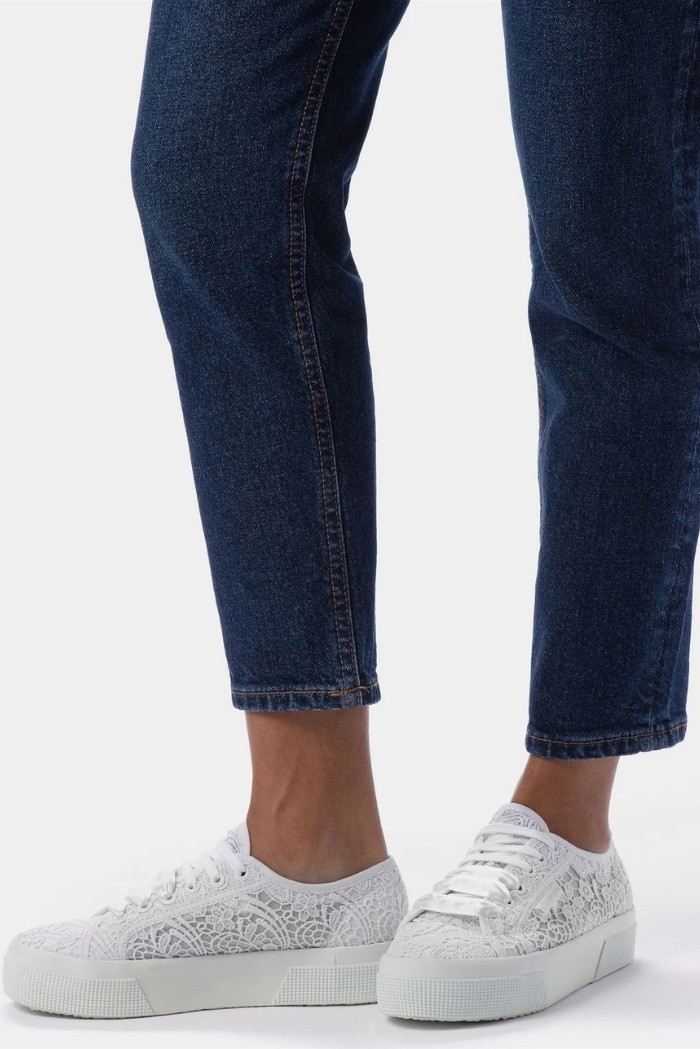 Superga sneaker platform in macramè 2740 Flower Macramè [6080d53f]