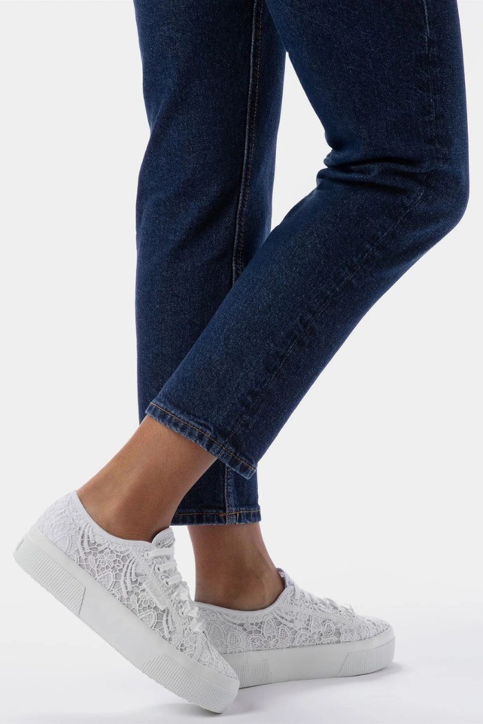 Superga sneaker platform in macramè 2740 Flower Macramè [d79d143b]