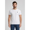 US Polo ASSN t-shirt in piquet di cotone con logo ricamato Bren US43154006 [66514f11]