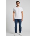 US Polo ASSN t-shirt in piquet di cotone con logo ricamato Bren US43154006 [086acd18]