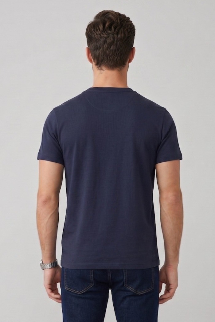 US Polo ASSN t-shirt in piquet di cotone con logo ricamato Bren US43154006 [2469b61a]