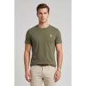 US Polo ASSN t-shirt in piquet di cotone con logo ricamato Bren US43154006 [073727f4]