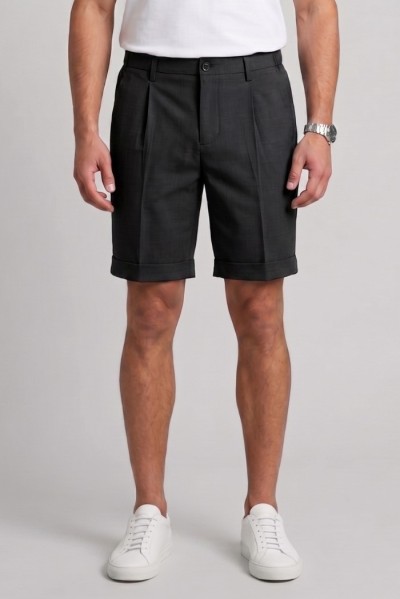 Markup bermuda in poliviscosa stretch MK1950209 — 805219040079374_2