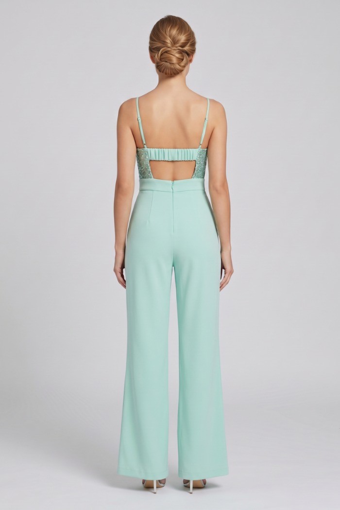 Celye tuta elegante con corpetto in paillettes SS26CE0073 [a6a0d640]