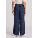 Fresh Flower pantalone palazzo in misto lino FD655 [ba09311e]