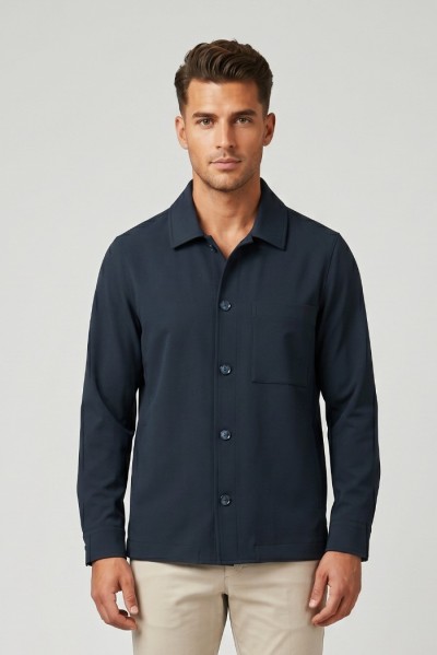 Moro camicia in poliviscosa stretch MEG652 — 805219040079493_1