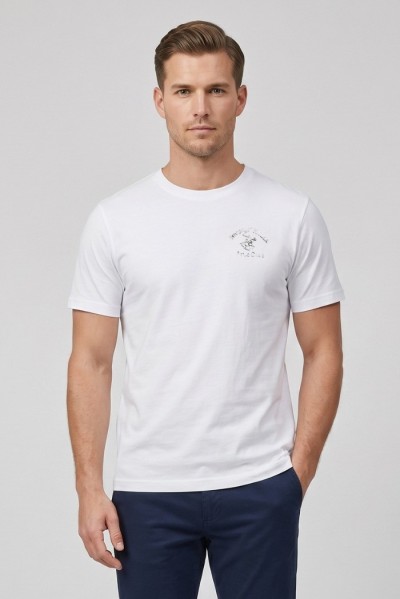 Beverly Hills Polo Club t-shirt in jersey di cotone stretch TS415022 [47262d80]