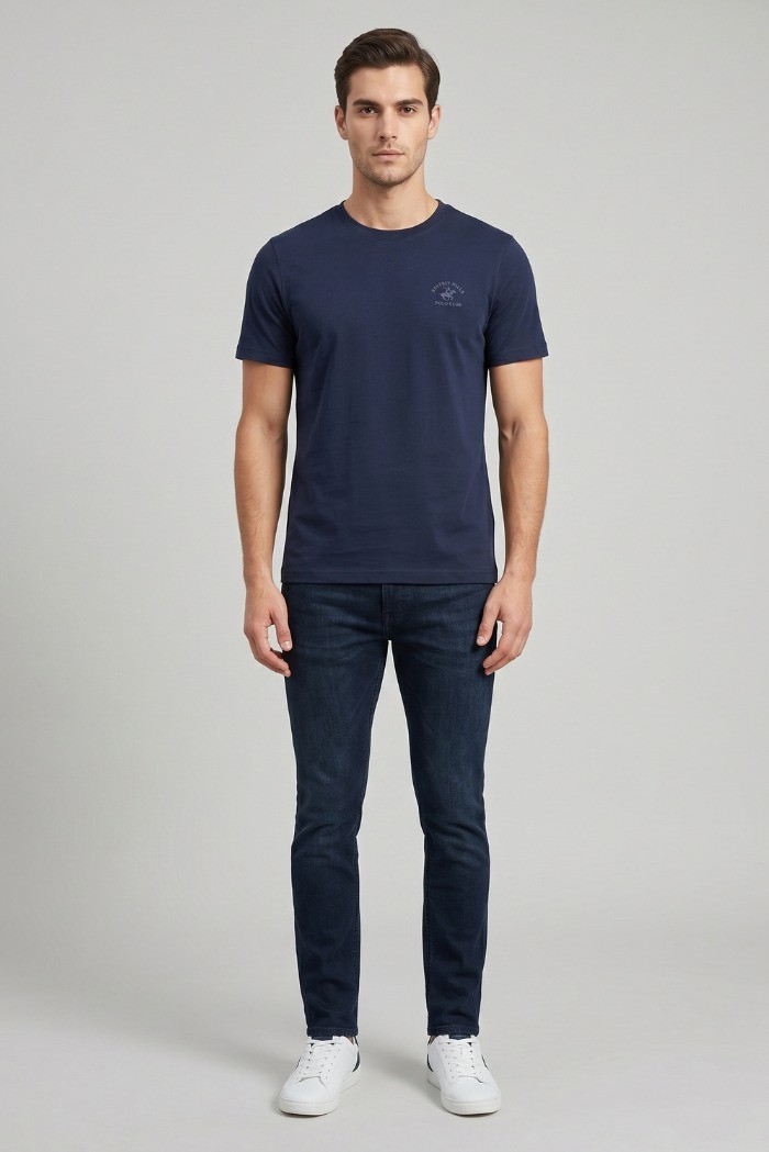 Beverly Hills Polo Club t-shirt in jersey di cotone stretch TS415022 [b203158f]