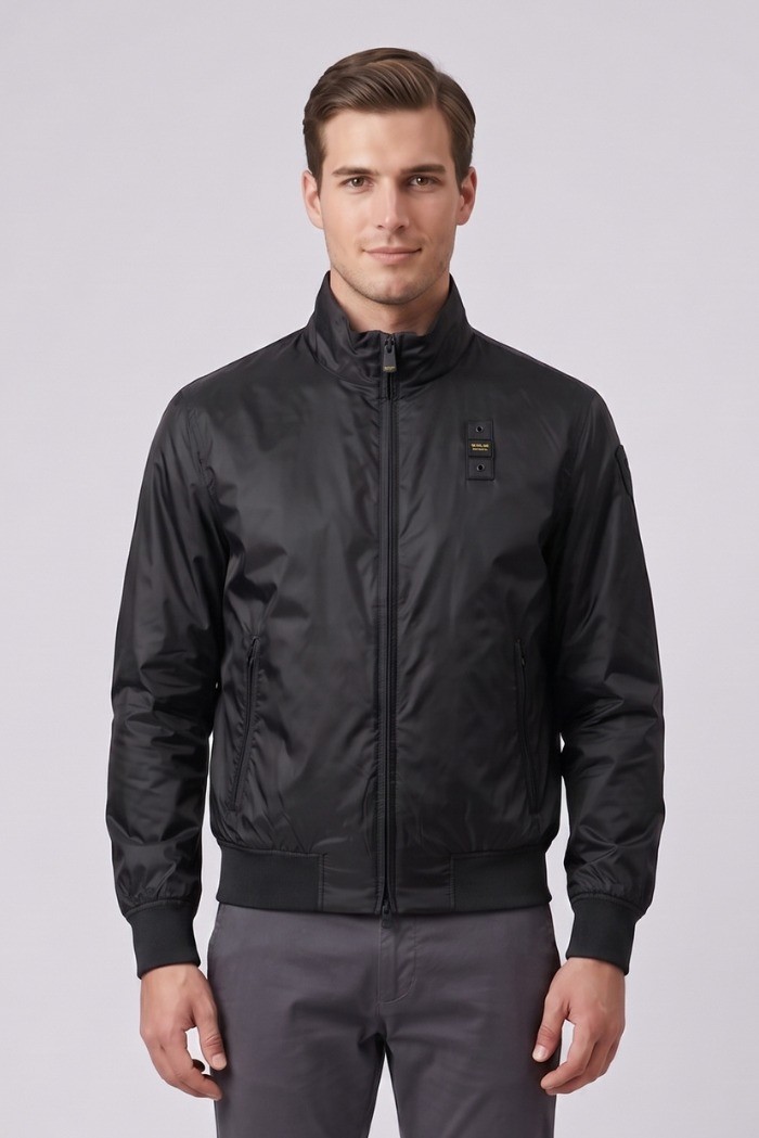 Blauer bomber leggero sfoderato Duxbury 26sbluc11028-007462 [1bafa4ca]