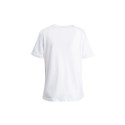 Influencer t-shirt girocollo con stampa e strass 05G0526 [d30a0058]