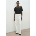 Influencer t-shirt girocollo con stampa e strass 05G0526 [4f1579d0]