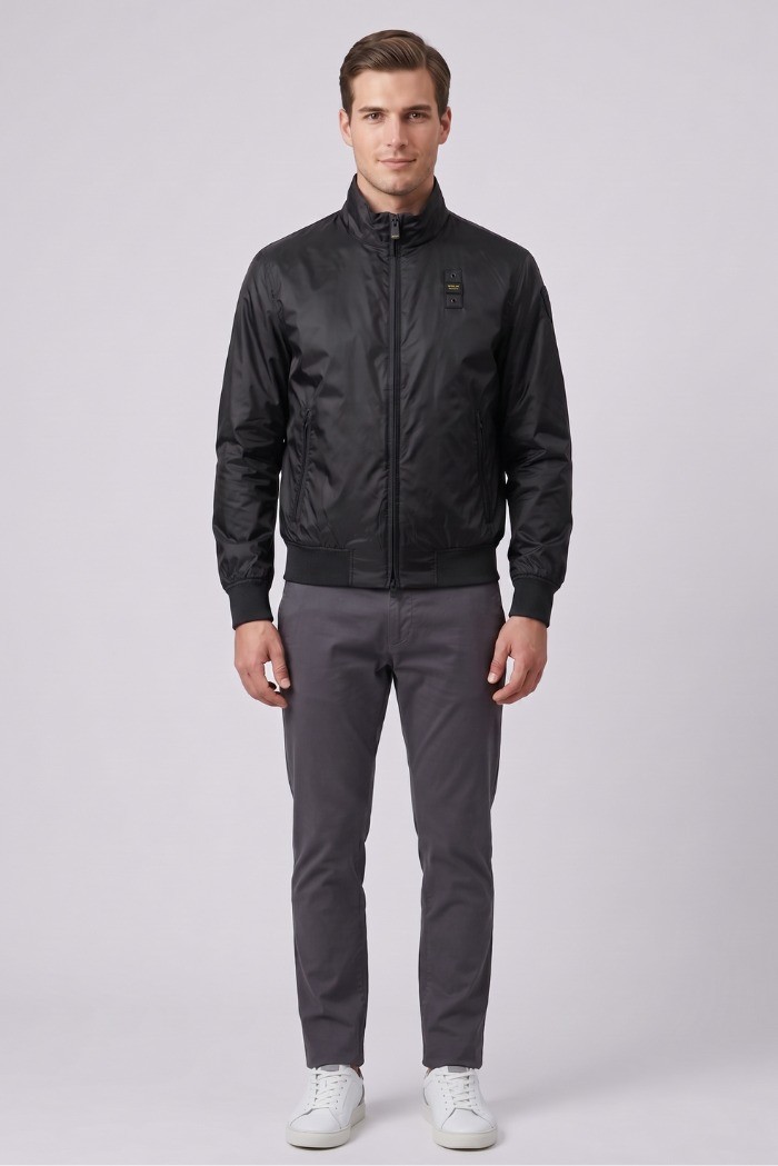 Blauer bomber leggero sfoderato Duxbury 26SBLUC11028-007462 [759426c3]