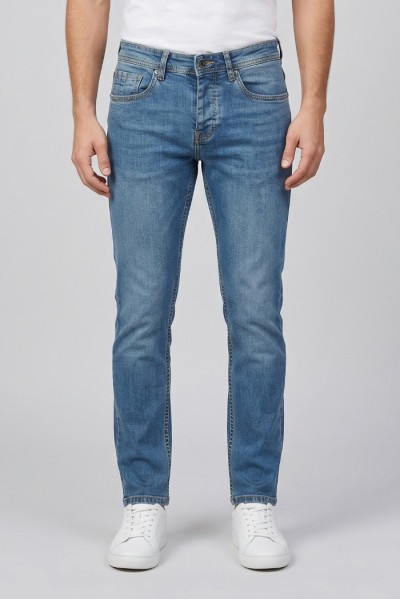 Johnny Looper jeans slim fit in denim di cotone stretch JP900 — 805219040079226_1