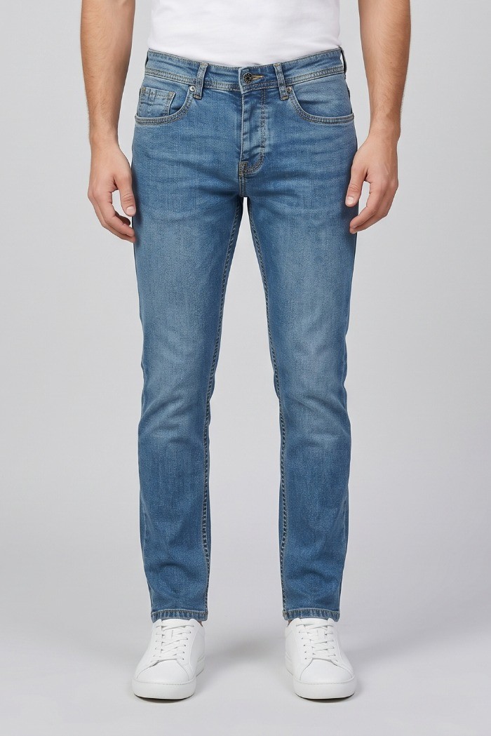 Johnny Looper jeans slim fit in denim di cotone stretch JP900 [df48eb22]