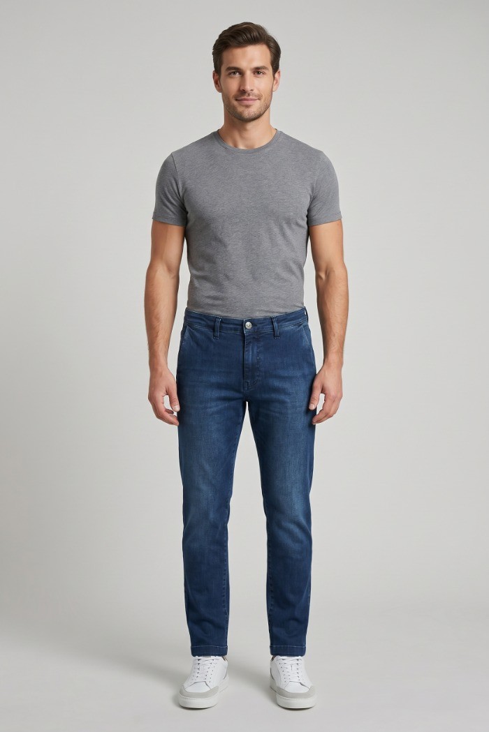 Moro jeans chino in denim stretch MEJ2663 [7e0ffb1b]