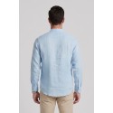 Beverly Hills Polo Club camicia coreana in lino Lead [a78b72eb]