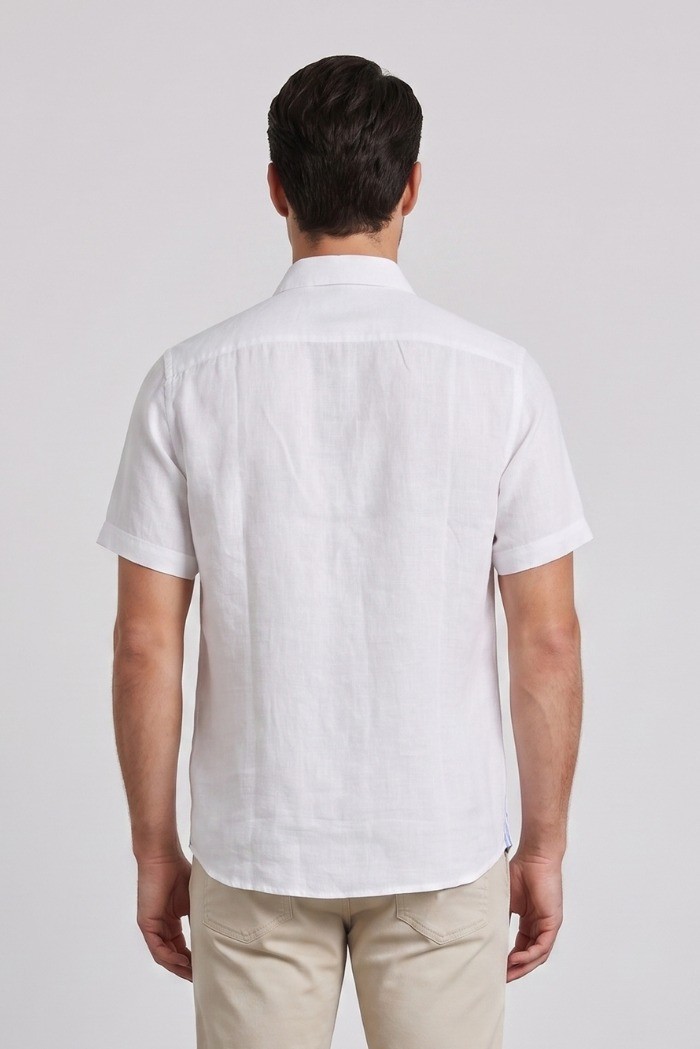 North Sails camicia mezza manica in lino 664439 [1e668d07]