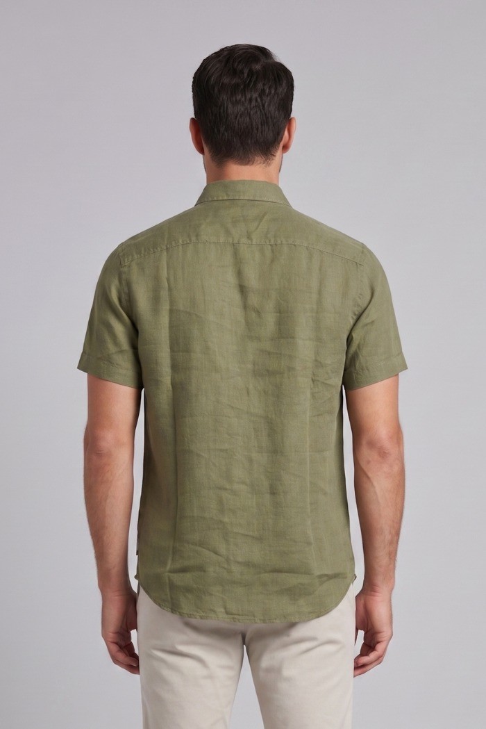 North Sails camicia mezza manica in lino 664439 [7f00e5e2]