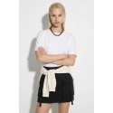 Influencer t-shirt girocollo in jersey stretch 05G0554 [1f53f411]