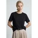 Influencer t-shirt girocollo in jersey stretch 05G0554 [34514c9d]