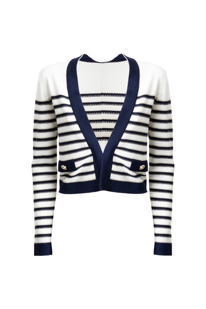 Influencer cardigan a righe 05J7384 [d02c3229]