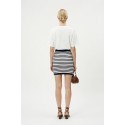 Influencer gonna corta in maglia a righe 05J7385 [7d35edaf]