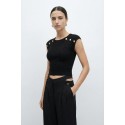 Influencer top in maglia a costine 05J7744 [6c028433]