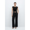 Influencer top in maglia a costine 05J7744 [0239063a]