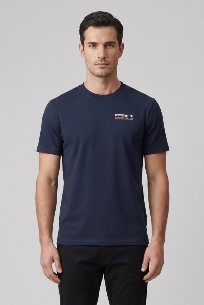 Blauer t-shirt in cotone Bosworth 26sbluh02285-007480 — 805219040077838_4