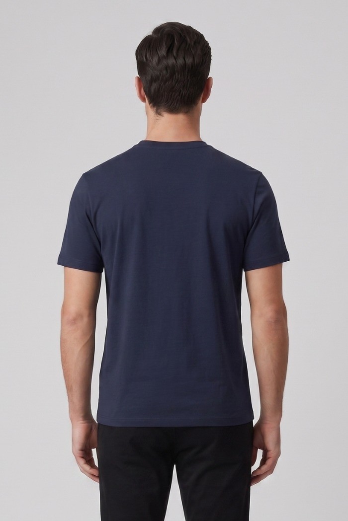 Blauer t-shirt in cotone Bosworth 26sbluh02285-007480 [d7b3b4dd]