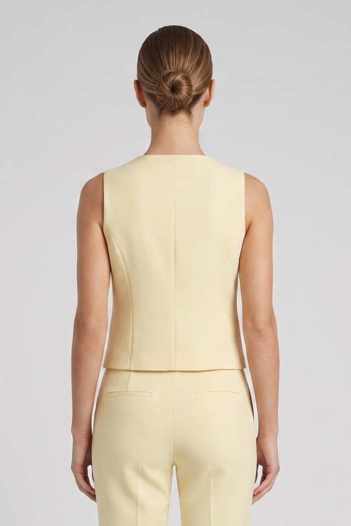 Maidoma gilet in tessuto stretch con spacchetti PE26F448/GL2144 [9e4e1916]