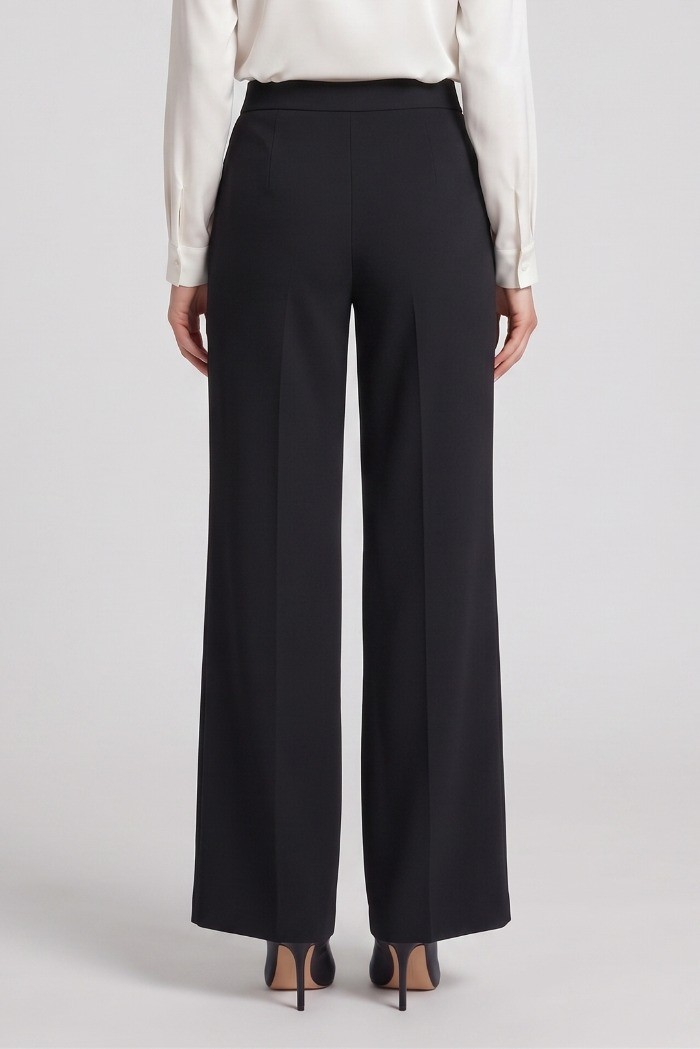 PDK pantalone wide leg in tessuto stretch 057020 [f1d8667f]