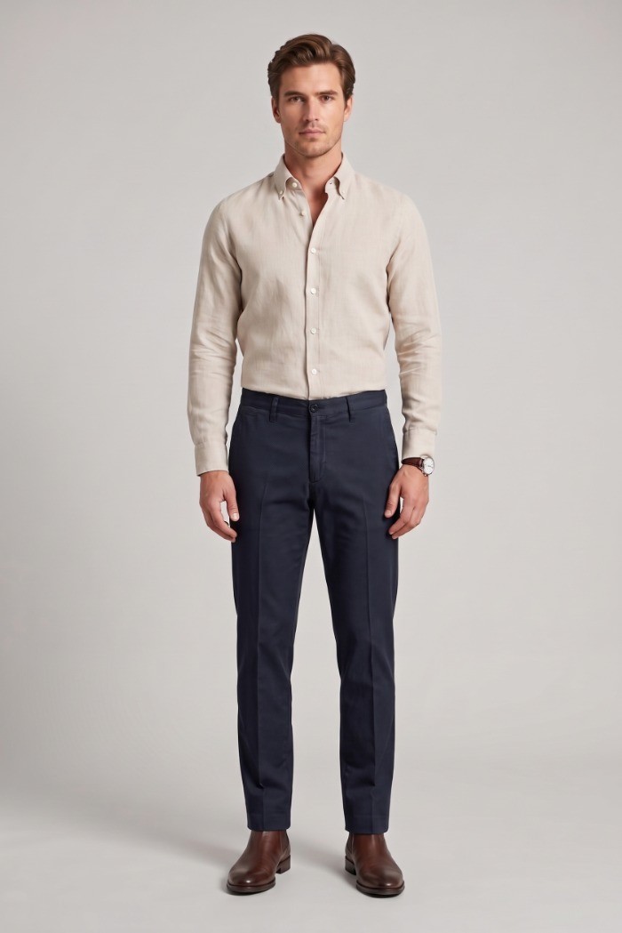Moro pantalone in cotone stretch ME2647 [4568c8ee]