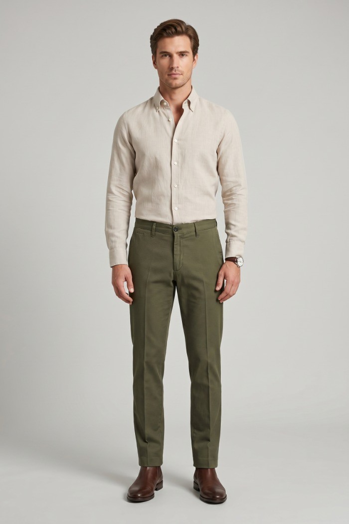Moro pantalone in cotone stretch ME2647 [5cc1346a]